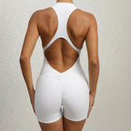 Backcut Bliss Zip-Up Romper