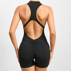 Backcut Bliss Zip-Up Romper
