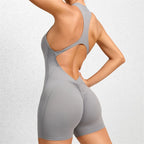 Backcut Bliss Zip-Up Romper