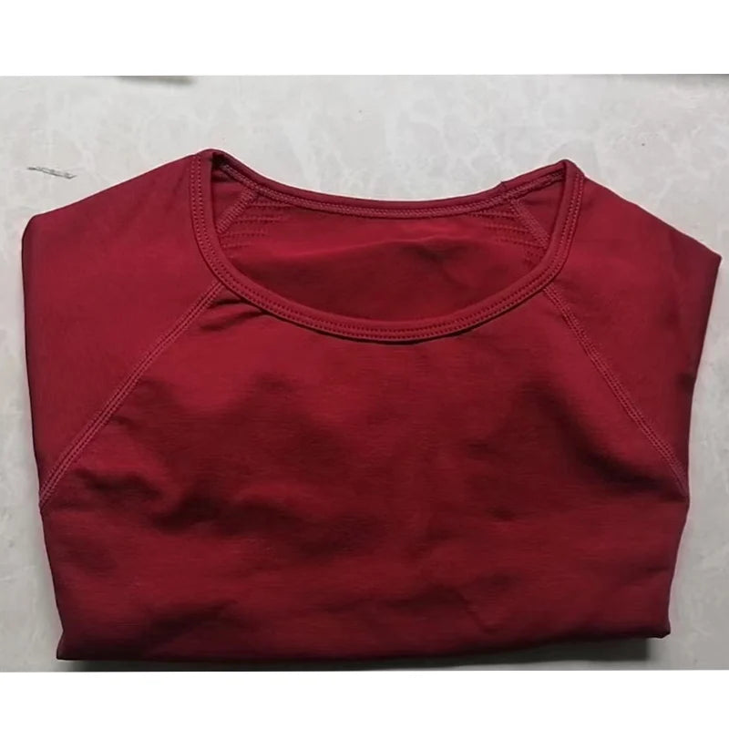 Workout Gym Training Shirts Long Sleeve Sports T-shirts Women Athletic